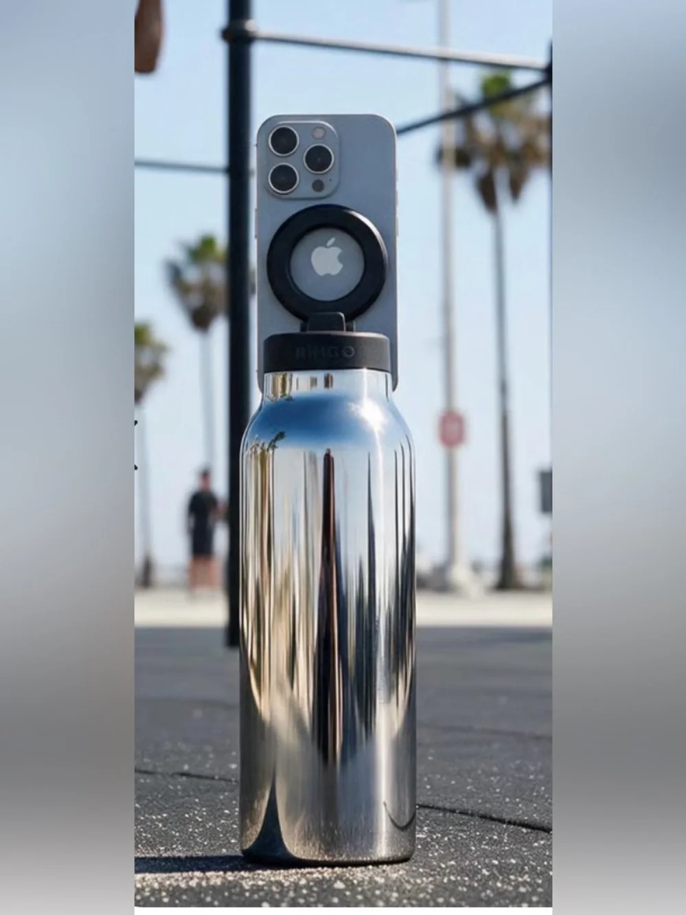Ringo PRO Stainless Steel MagSafe Bottle - Silver
